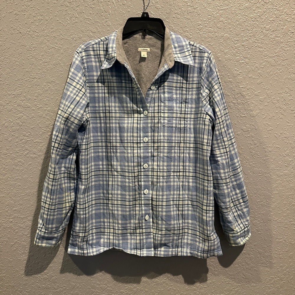 L.L. Bean Lined Jacket Plaid - Size S